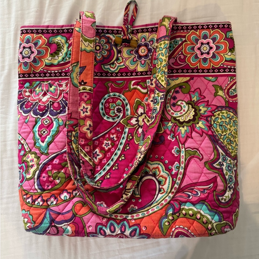 VERA BRADLEY “PAISLEY PINK” TOTE BAG